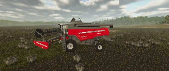 Massey Ferguson 7360 Rice Harvester Mod Image