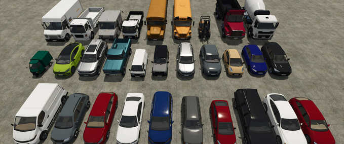 Decoration Decorative Car Pack Farming Simulator mod