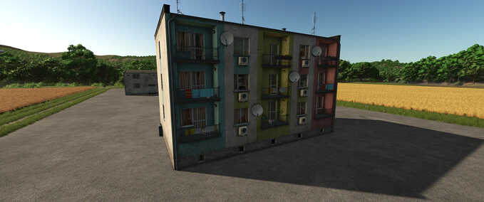 Decoration State Agricultural Farm Apartment Blocks Farming Simulator mod