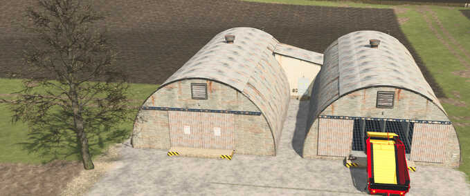 Reinforced Quonset Sheds for Rootcrops & Woodchips Mod Image