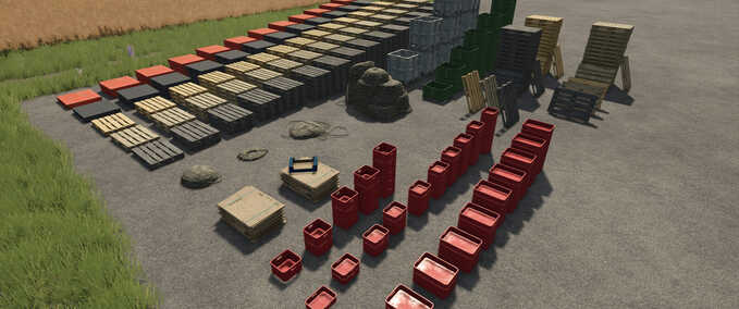 Decoration Decorative Pack for Productions Farming Simulator mod