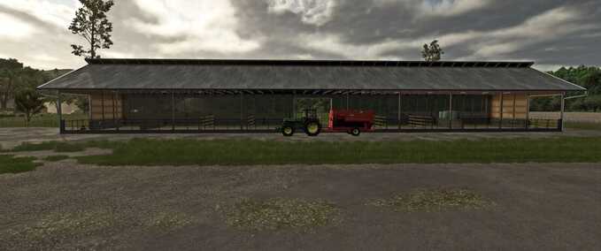 Animal Pens Monoslope Cow Barn Farming Simulator mod