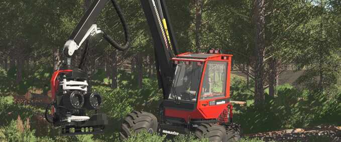 Forestry Komatsu 911 4-Wheel Farming Simulator mod