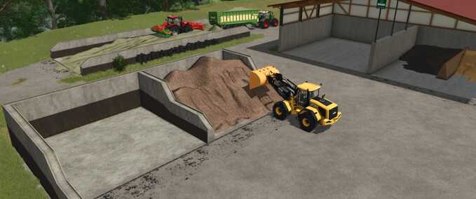 Decoration Bunker Wall Set Farming Simulator mod