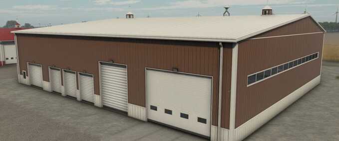 Sheds American Midwest Maintenance Shop Farming Simulator mod