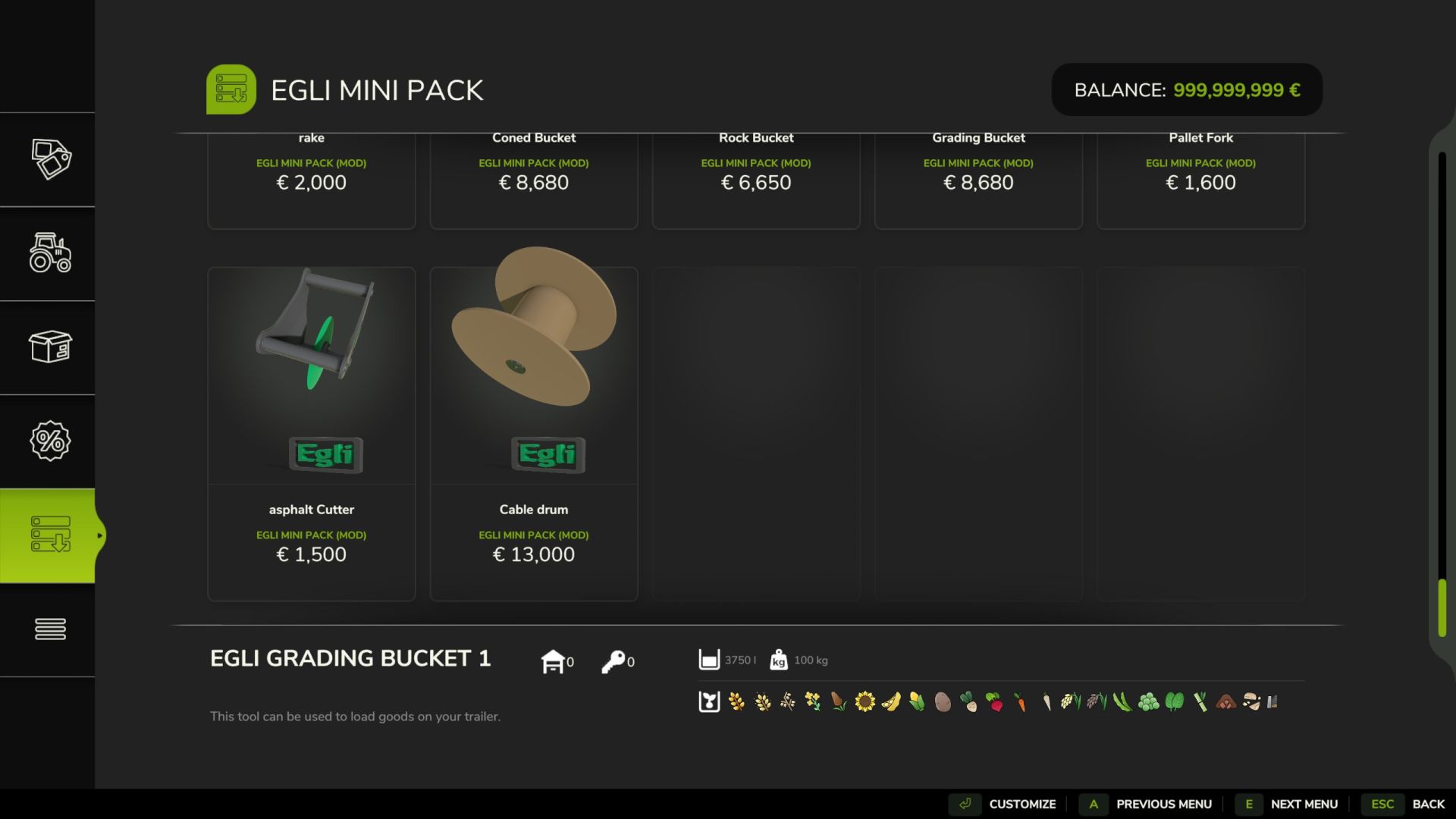 EGLI Tool Pack - Thumbnail 1