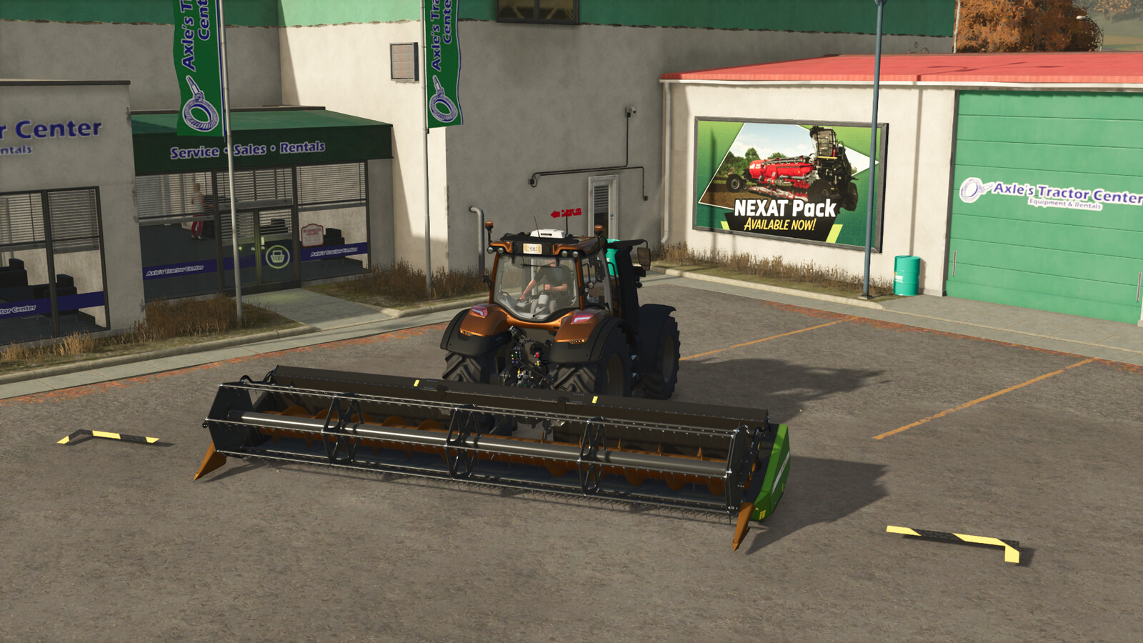 Schwadablage mit dem Traktor - Thumbnail 1
