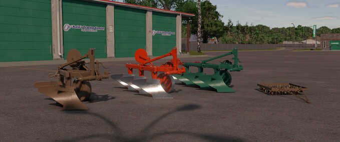 Ploughs Unia Grudziadz Plows Pack Farming Simulator mod