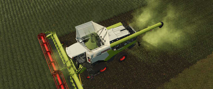 Gameplay Green Bean and Pea Harvest Addon Farming Simulator mod