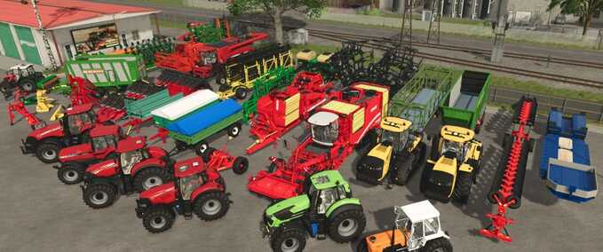 FS19 Vehicles and Tools Pack (A-G) Mod Image