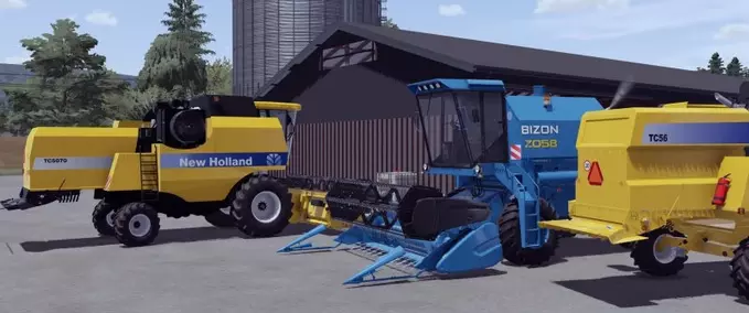 Cutters Bizon NH Header Farming Simulator mod
