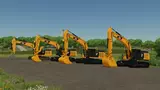 Cat 349E L / 349F L / 352F L Excavator Pack Mod Thumbnail