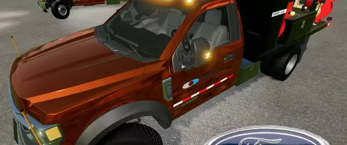 Other Vehicles Ford F-550 XL 2020 Fuel & Lube Truck Farming Simulator mod