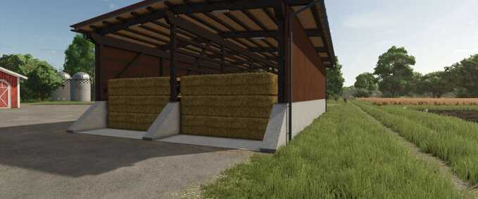 Bunker Silo with Object Storage Shed Mod Image