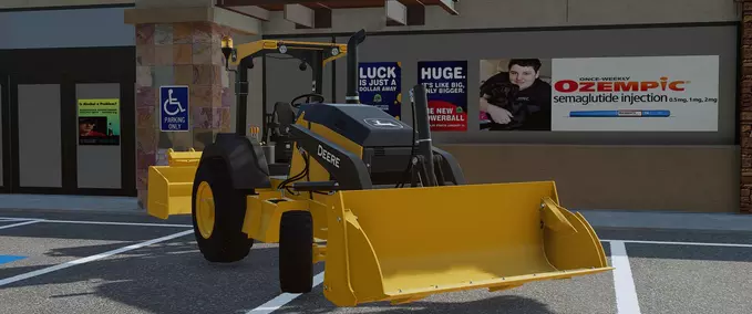 John Deere 210G Skip Loader Mod Image