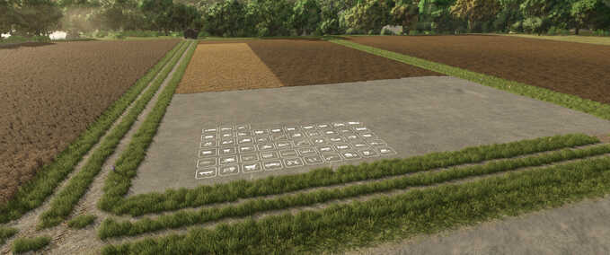 Decoration Parking Lot Markings Farming Simulator mod