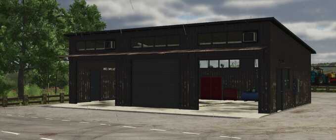 Sheds Old Auto Shop (Workshop) Farming Simulator mod