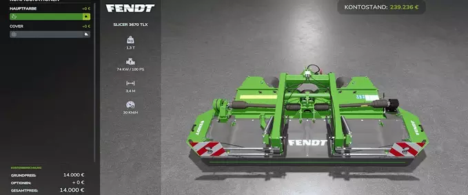 Fendt Slicer Mower Pack Mod Image