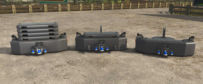 weights Hi-Vis LED Lights Tractor Front Weight Farming Simulator mod