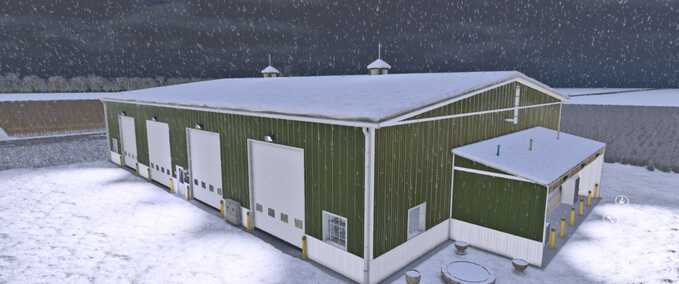 Sheds American Midwest Truck Shop Farming Simulator mod