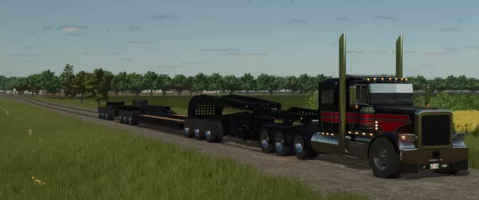 Kalyn Siebert 9 Axle Lowboy Trailer Mod Image
