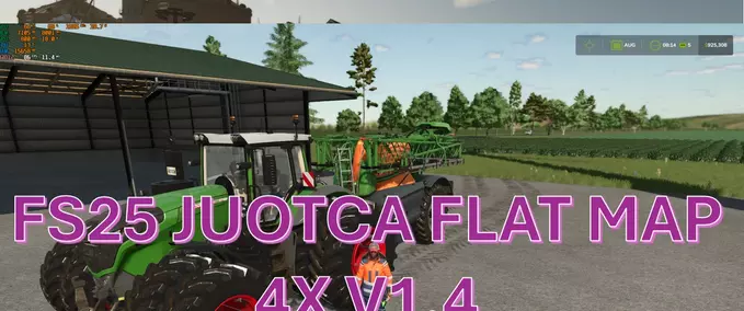 Juotca Flat Map 4X Mod Image