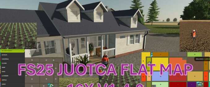 Juotca Flat Map 16X Mod Image