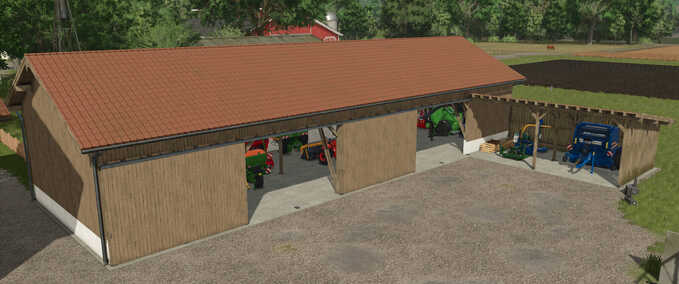 Buildings with Functions Bavarian Barns Farming Simulator mod