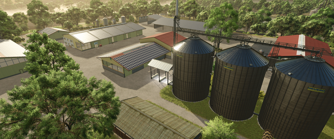 Riverbend Springs verbesserter XXL Hof mit allen Tieren! + Nebenhof Mod Image
