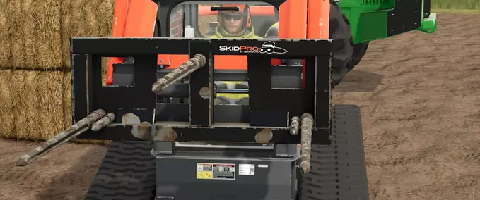 Other Implements Skid Pro Bale Spear - Rust Edition Farming Simulator mod