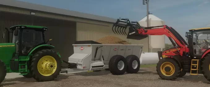 manure spreader Kuhn SLC 141 Farming Simulator mod