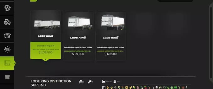 fifth wheel LodeKing Distinction Farming Simulator mod
