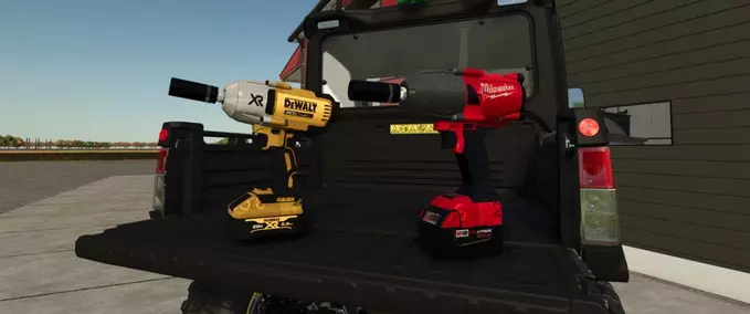 Dewalt and Milwaukee Impact Drills Pack Mod Image