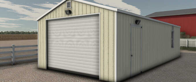 Sheds Small Garage with Workshop Farming Simulator mod