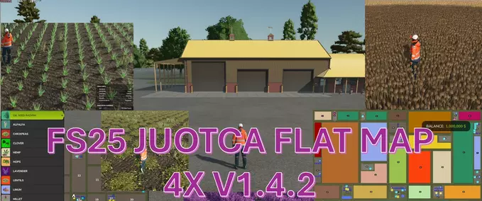 Juotca Flat Map 4X Mod Image