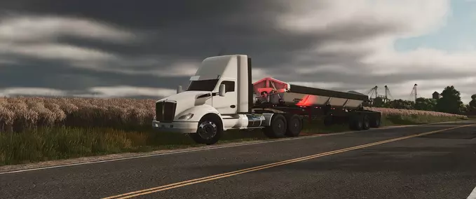 Trucks 2019 Kenworth T680 Daycab Farming Simulator mod