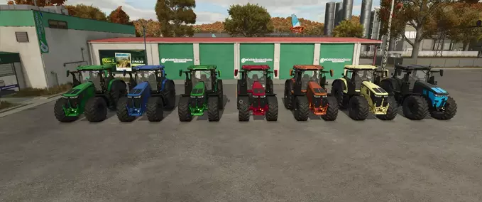 John Deere 7R with Front Loader Mod Image
