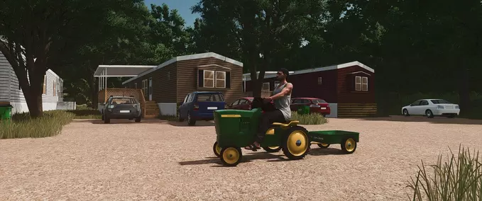 Other Vehicles Adult Pedal Tractor with Dump Wagon Farming Simulator mod