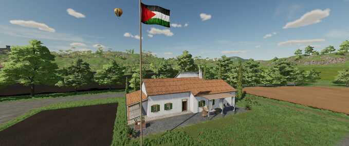 Decoration Palestine Flag Farming Simulator mod