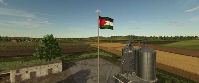 Decoration Palestine Flag Farming Simulator mod