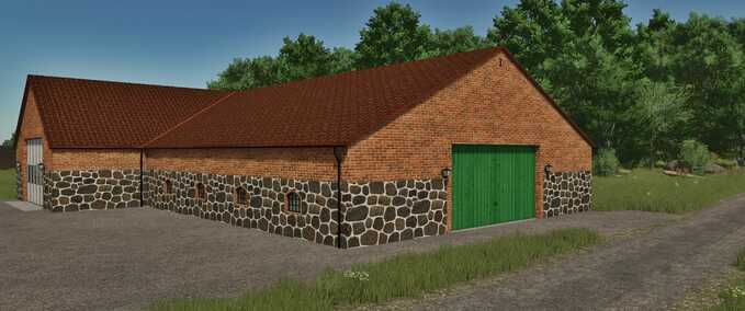 Stone Barn with Workshop Mod Image