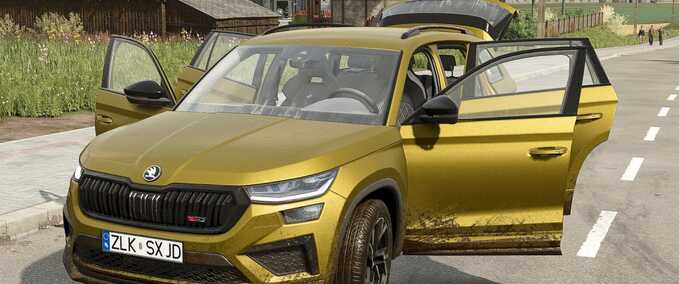 Cars Skoda Kodiaq RS Plus Farming Simulator mod