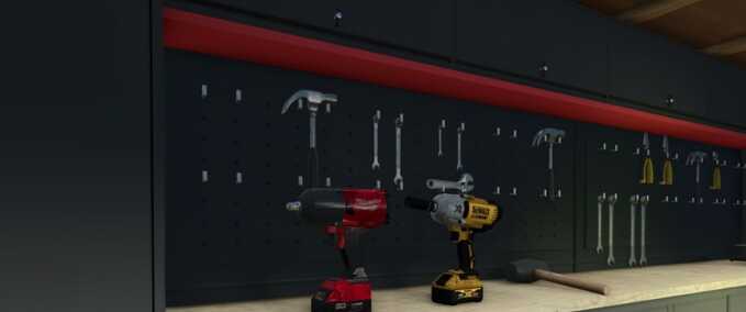 Dewalt and Milwaukee Impact Drills Pack Mod Image