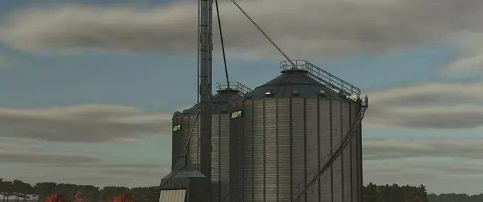 Agi Flat Bottom Bin with Grain Dryer Mod Image