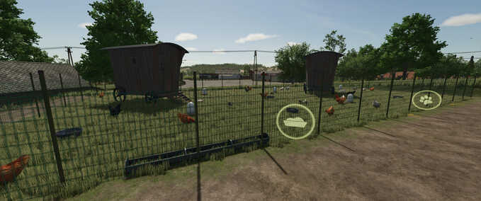 Animal Pens Outdoor Chicken Coop Farming Simulator mod