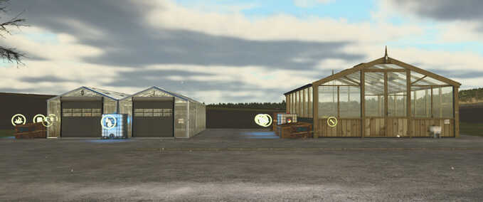 Greenhouses Greenhouses for Root Crops Farming Simulator mod
