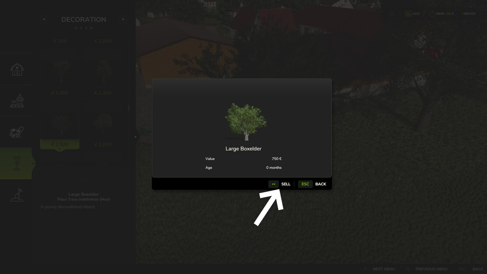 Place Decorative Trees Indefinitely - Thumbnail 1