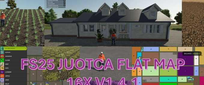 Juotca Flat Map 16X Mod Image