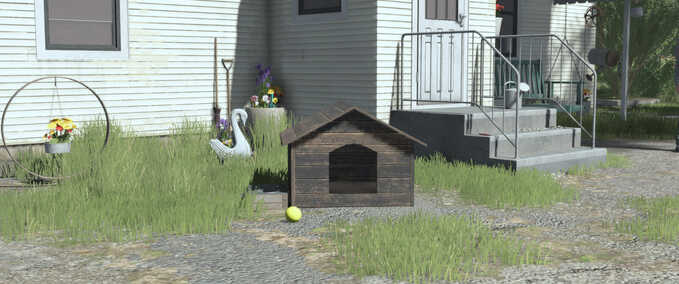 Decoration Wooden Dog House Farming Simulator mod