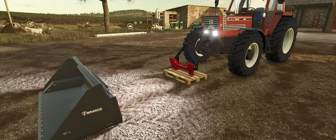 Other Implements 3-Point Adapter for Skid Steer Attachments Farming Simulator mod
